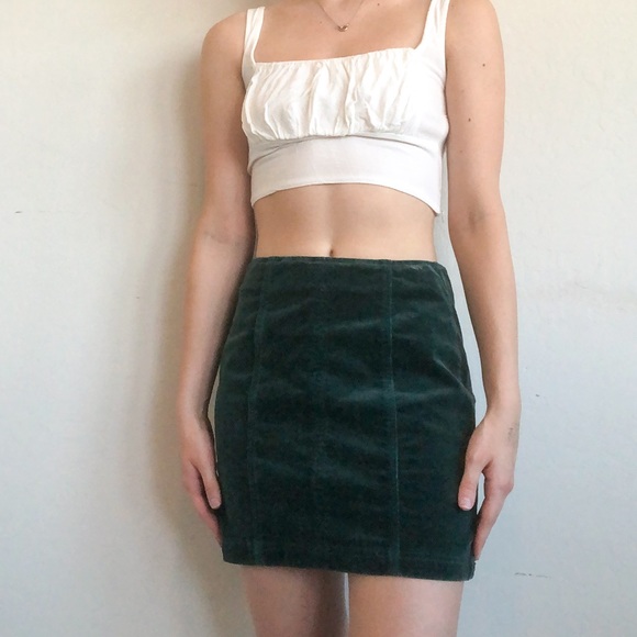 PacSun Dresses & Skirts - Green Pacsun Corduroy Skirt